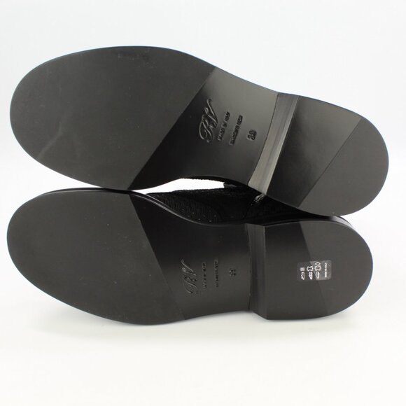 NEW Roger Vivier Viv Rangers Strass Booties – Crystal Buckle Combat Boots - Picture 15 of 16